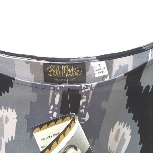 Bob Mackie wearable art shirt - Picture 3 of 5